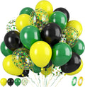 Green and Yellow 12 Inch Tractor Balloons, Football Soccer Dark Green by FEYG