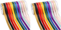Ribbli Rainbow Satin Ribbon 3/8 Inch x 12 Rolls Total 60 Yards- Colorful Ribbon by Ribbli
