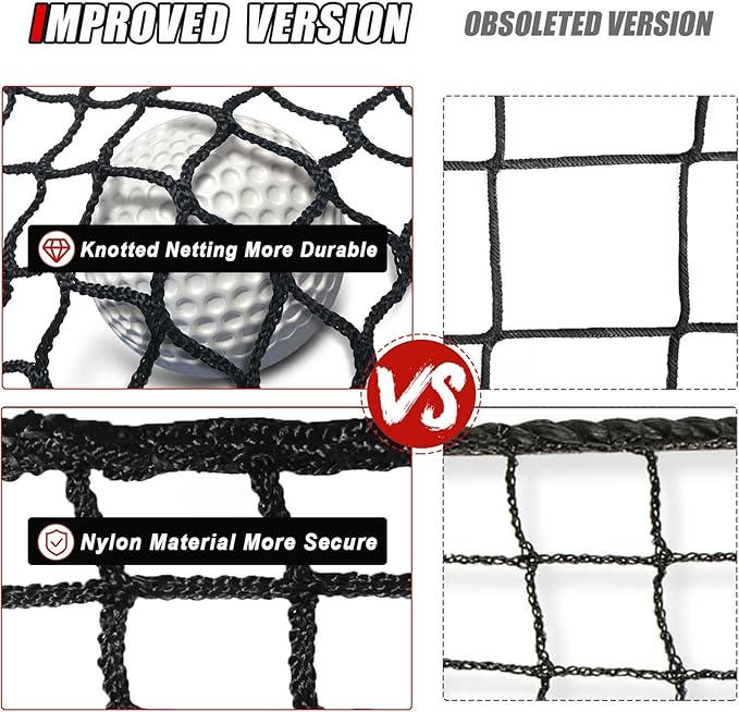 Sports Netting - Heavy Duty Ball Net for Golf, Baseball, Hockey, Soccer