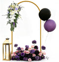 Hemmotop 6FT Arch Backdrop Stand Gold | Metal, Ground Stakes by Hemmotop
