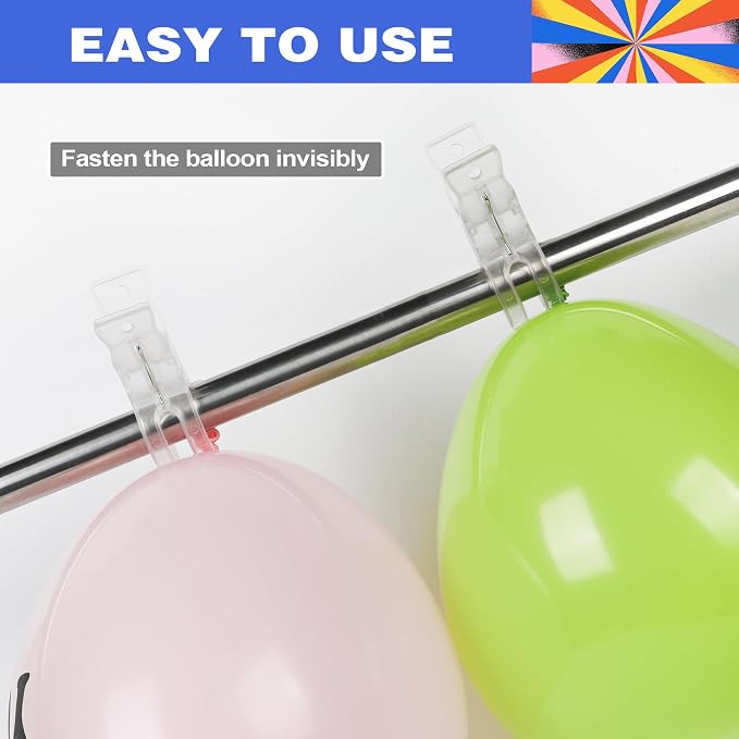 10 Pack Large Balloon Arch Clips Transparent Plastic 3.62 Inch Heavy Duty Large - Image 5