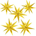 Gold Star Balloons Foil Explosion Balloon Large Mylar Balloons Bulk Party by BOMSI