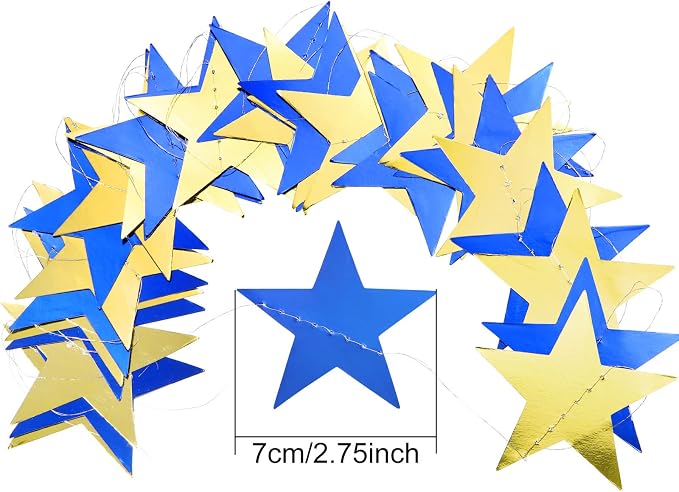 Patelai 130 ft Star Garland Banner Decor - Image 3