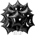 25Pcs Black Star Shaped Balloons 18Inch Foil Mylar Balloon Helium | by Unknown