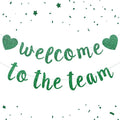 Welcome to the Team Banner Pre-Strung No DIY, Glitter New Employee Welcome by Unknown