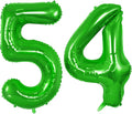 Number 54 Balloons for 54th Birthday Party Decorations, 0-100 Large No.54 by Joycard
