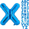 TONIFUL 40 Inch Large Blue Letter X Foil Balloons Alphabet Balloons | Giant by TONIFUL