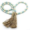 CVHOMEDECO. Wood Beads Garland by CVHOMEDECO