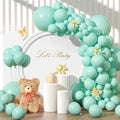 Mint Green Balloons Different Sizes 135pcs 18 12 10 5 Inch Pastel Green Balloon by YISHEBAPA