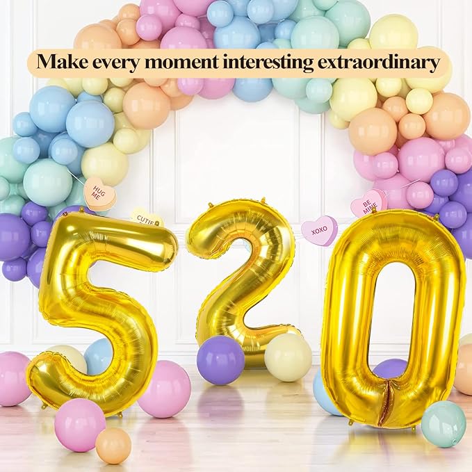 Number 82 Balloons for 82nd Birthday Party Decorations, 0-100 Large No.82 - Image 6