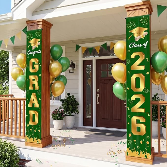 Graduation Decorations 2026 Porch Banner, Congrats Grad Class of 2026 Banner - Image 7