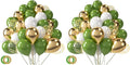 LovesTown 60PCS Sage Green Balloon Garland Kit, Balloon Arch Kit Metallic Latex by Lovestown