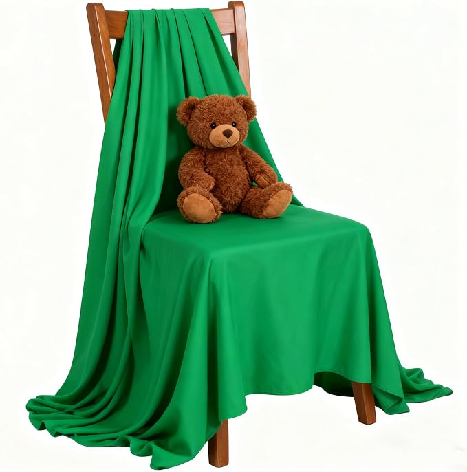 Green Screen Backdrop 5x7ft Photo Backdrop Chromakey Muslin Portrait Green - Image 4