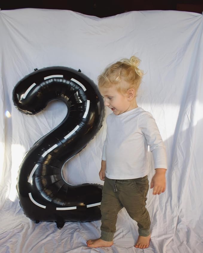 Race Car Number 3 Balloon 40 Inch - Image 8