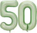 Sage Green Number 50 Balloon, 50 Balloon by BBPOOL