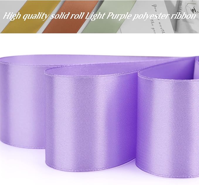 Nsilu 1-1/2 inch, Light Purple Ribbon - Image 4