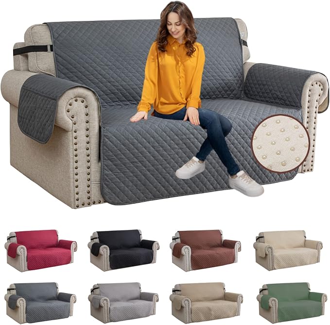 XINEAGE Loveseat Sofa Cover Waterproof Couch Covers by XINEAGE