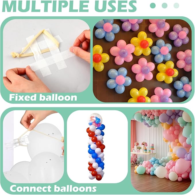 10 Pack Large Balloon Arch Clips Plastic Transparent Backdrop Spring Clamps 3.5 - Image 5