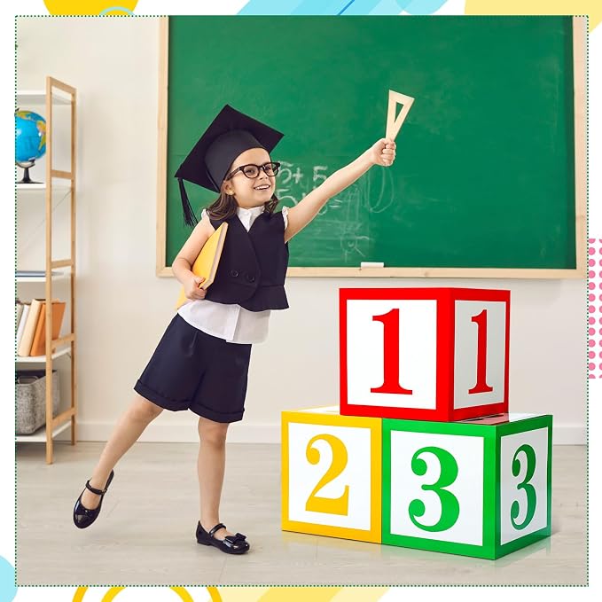 Kolldenn 3 Pcs Balloon Box Decorations Classroom Decor Cartoon Street Party - Image 4