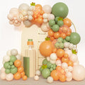 Amandir 153pcs Green Orange Balloon Garland Arch Kit Different Sizes | 18 12 10 by Amandir