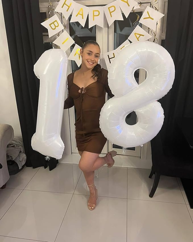 White 7 Balloon - Image 7