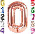 40 In Rose Gold Number 0 Balloon, 0th Birthday Party Decorations by Hadoife