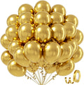 Metallic Gold Balloons 12 inch, Engagement, Birthday Party Decorations by Awenztech