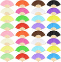 FEPITO 32 Pieces Handheld Paper Fan by FEPITO