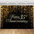 Happy 35th Anniversary Backdrop by Ayayiya