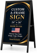 Metal Sign HolderA-Frame Sidewalk Curb Stand by BCB 24x36 | Printed in USA | by BCB