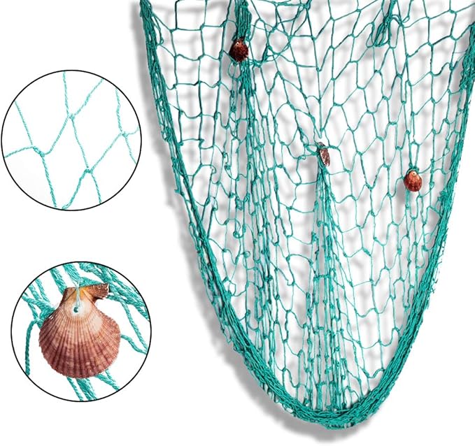 Rosoz Nature Fish Net Wall Decoration - Image 6