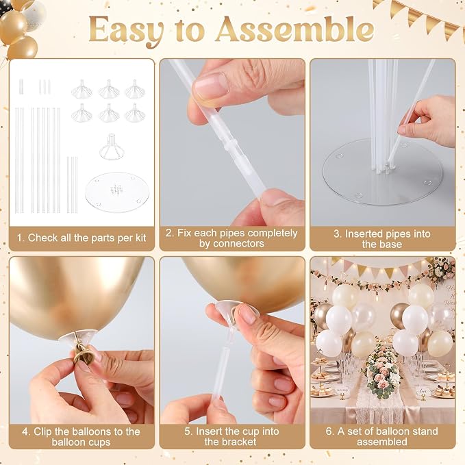 10 Sets of Balloon Stands Kits - Image 3