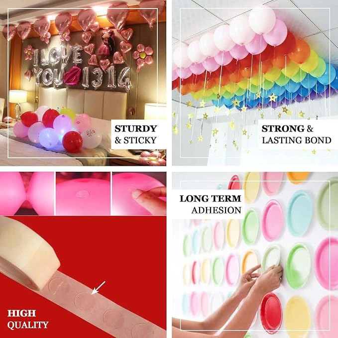 Efavormart 500-Pack Balloon Glue Dots - Image 4