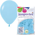 Sempertex Round Pastel Matte Blue Balloons, 5 Inch, Graduation, Baby Shower by Sempertex