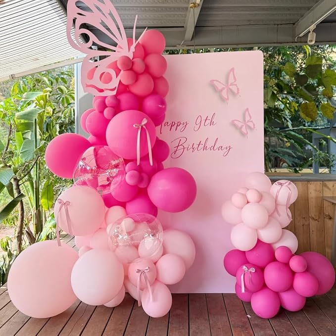 MEBAY Pink Balloon Garland Arch Kit - Image 6