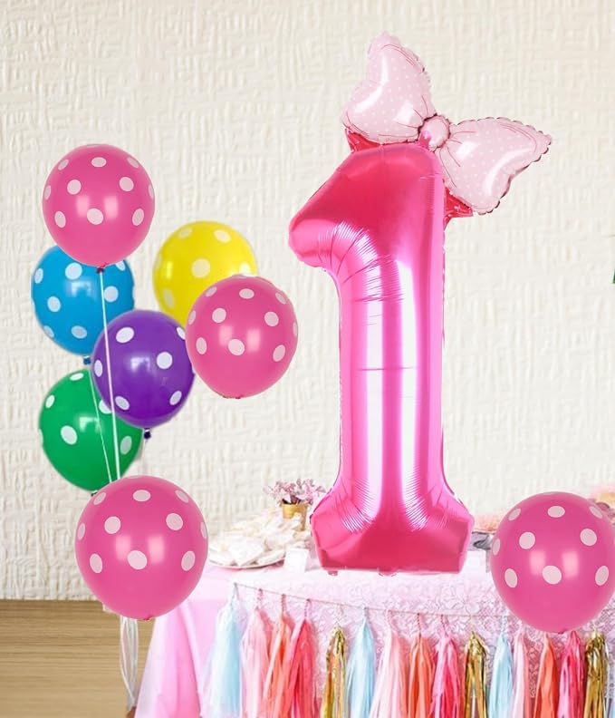 40 inch Pink Number 1 Balloon - Image 3