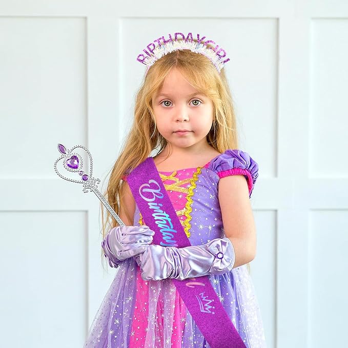 CIEHER Birthday Girl Headband Birthday Crown - Image 6