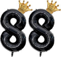 40 inch Large Black 88 Balloon Number by Unknown