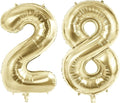Number 28 Balloons for 28th Birthday Party Decorations, 40 Inch 0-100 by Joycard