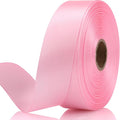 7/8 Inch 30 Yards Light Pink Satin Craft Ribbon-Single Face Polyester Ribbon by Unknown