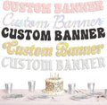 xo, Fetti Custom Banner Choose Your Font + Color | Personalized Decor | by xoFetti