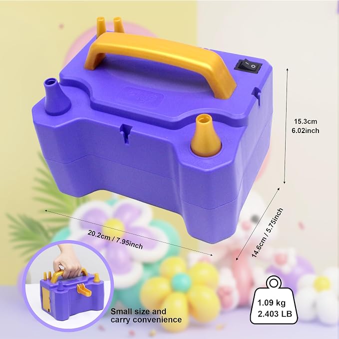 3-in-1 Balloon Electric Inflation & Vacuum Electric Pump | Fast - Image 3