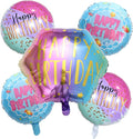 5 Pcs Colorful Happy Birthday Balloons Birthday Party Decorations | Hexagon by Cemkhly