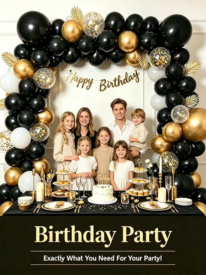 Black Balloons 12 inch 60 PCS Black Latex Balloons - Image 2