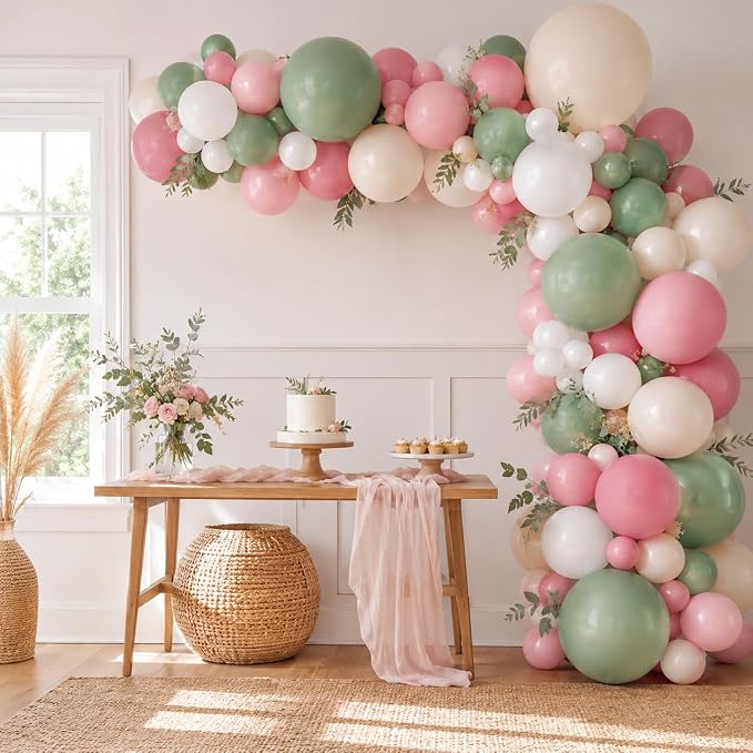 Pink and Green Balloons - Image 6