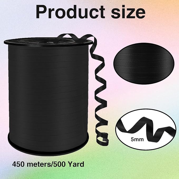 Crimped Curling Ribbon，500 Yard，1/5" - Image 2