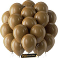 Pro Duralatex Brown Extra-Thick Balloons 120 Pack 10 inch | Jumbo Coffee Brown by Bezente