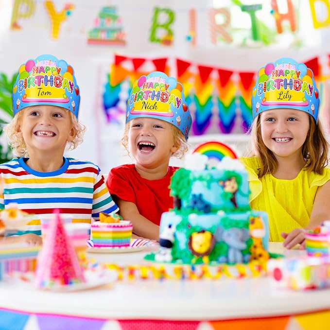 Yunsailing 36 Pcs Happy Birthday Crowns - Image 6