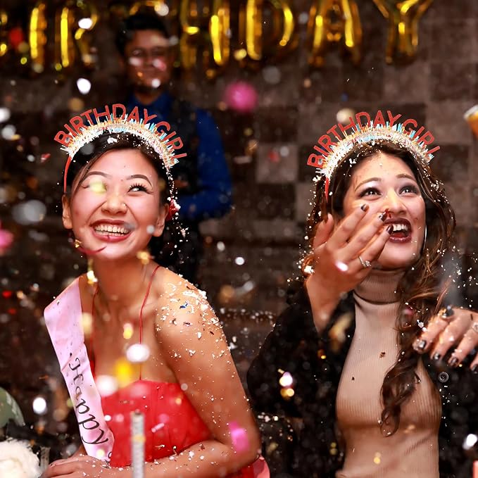 CIEHER Birthday Girl Headband Birthday Crown - Image 6