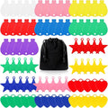 80 Pcs Plastic Balloon Weights Colorful Weights by Charnoel
